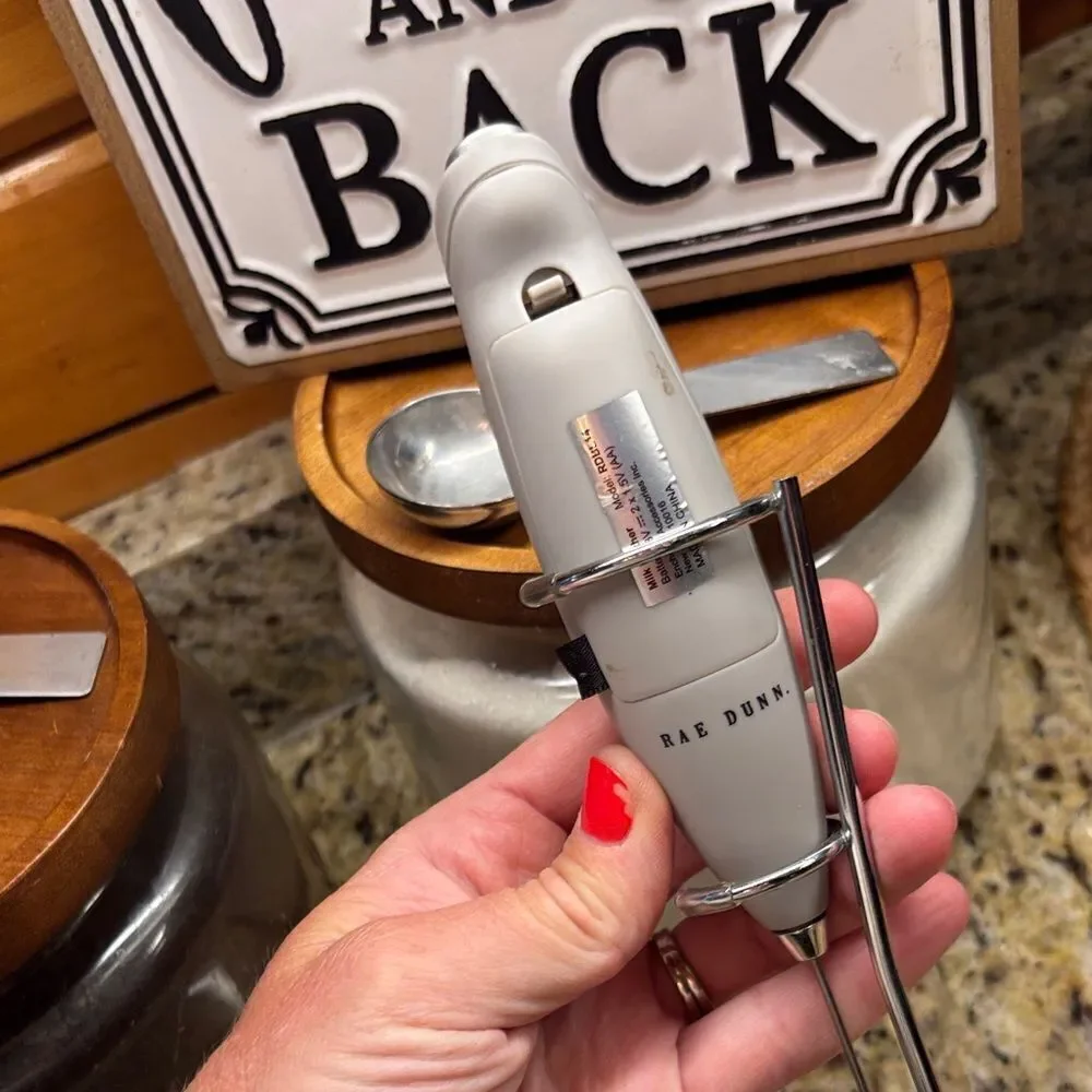 Rae Dunn Gray Handheld Milk Frother